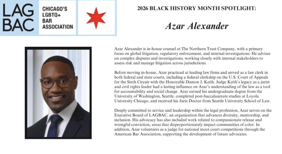 Diversity Spotlight: Azar Alexander