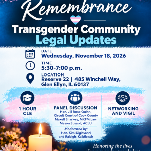Transgender Day of Remembrance - November 18, 2026
